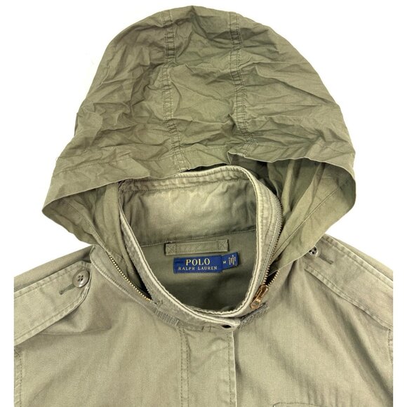 Polo Ralph Lauren Mens M65 Military Field Jacket Size Medium Talon Zipper Green - Picture 6 of 15